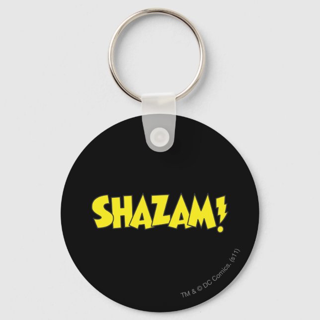 Porte-clés Logo Shazam Jaune (Recto)