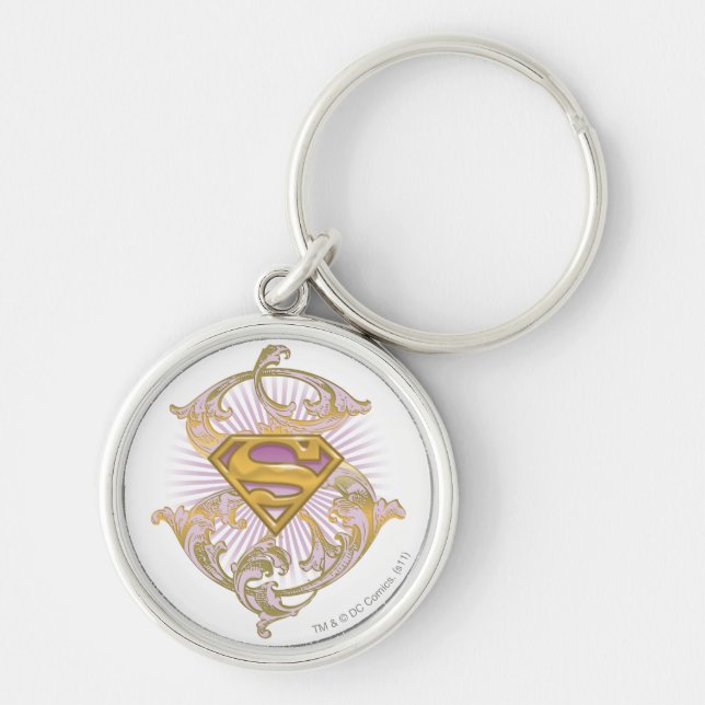 Porte-clés Logo Supergirl Starbust (Devant)
