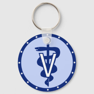 Porte-clés logo vétérinaire 2