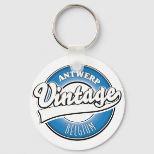 Porte-clés Logo vintage d'Anvers Belgique