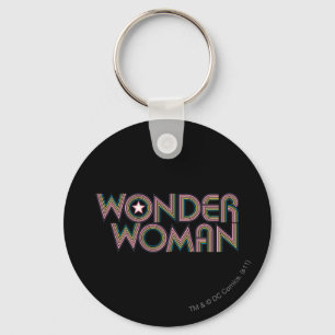 Porte-clés Logo Wonder Woman Rainbow