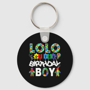 Porte-clés Lolo du garçon d'anniversaire Puzzle de sensibilis
