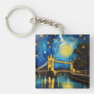 Porte-clés London Bridge Acrylique Art,