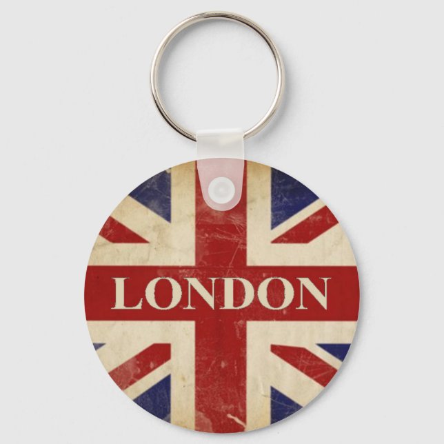 Porte-clés Londres - Union Jack - I Love Londres (Recto)