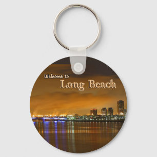 Porte-clés Long Beach California La Nuit