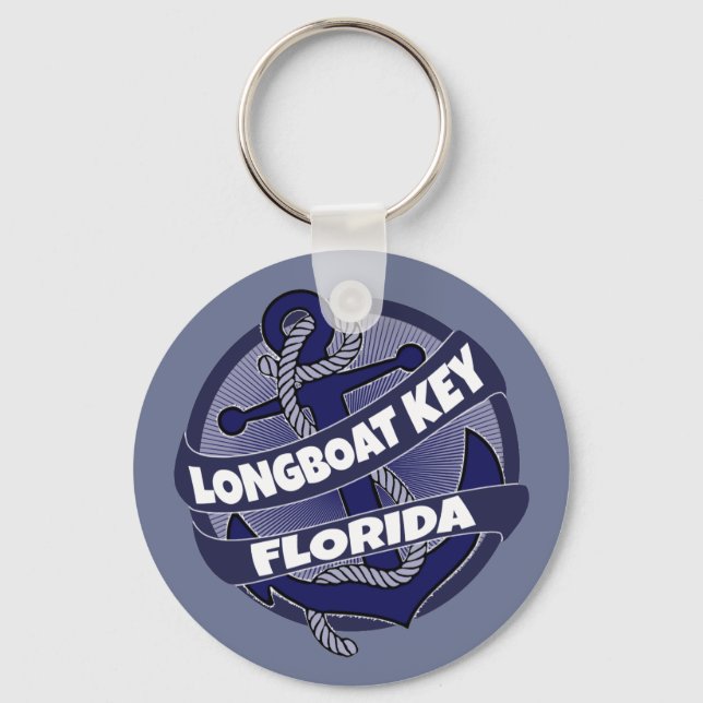Porte-clés Longboat Key Florida ancre tourbillon porte - clé (Recto)
