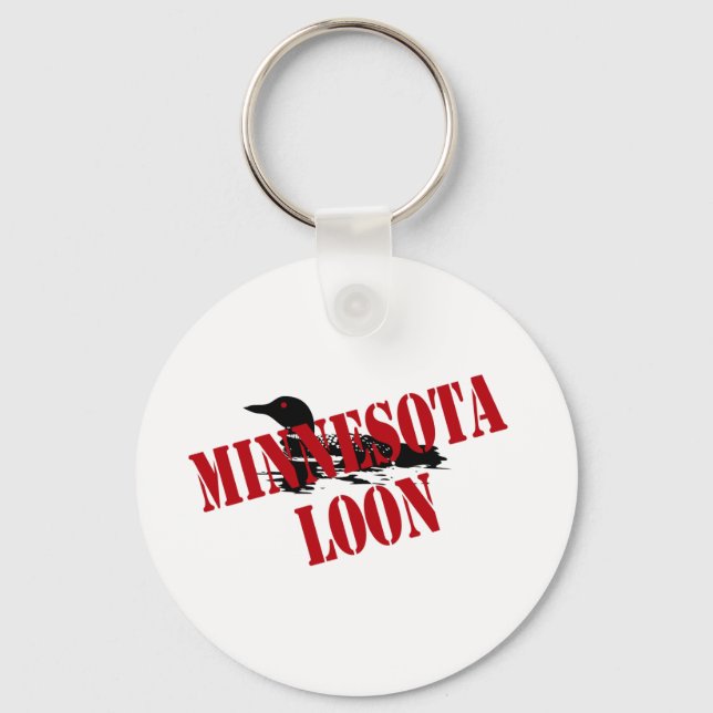 Porte-clés Loon du Minnesota (Recto)