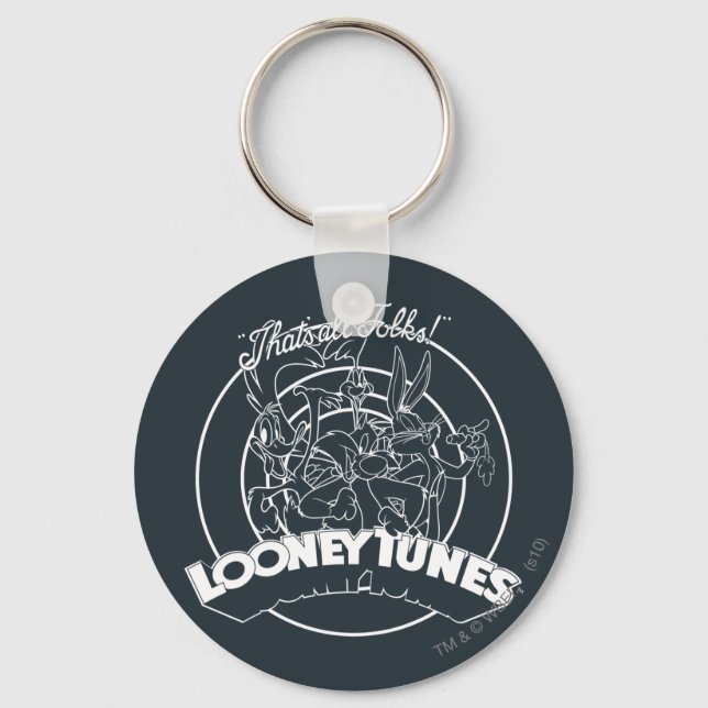 PORTE-CLÉS LOONEY TUNES™ C'EST FINI LES GENS !™ (Recto)
