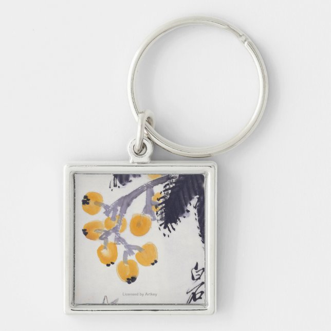 Porte-clés Loquats et une sauterelle (Devant)