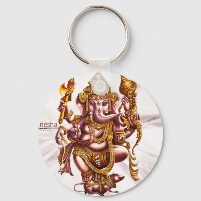 Porte-clés Lord Ganesh Good Luck Charme (Recto)