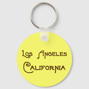 Porte-clés Los Angeles California Art Deco Keychain