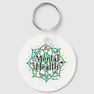 Porte-clés Lotus de la santé mentale