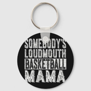 Porte-clés Loudmouth Basketball Mama Maman Fête des mères amu