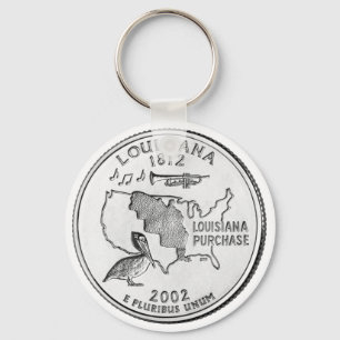 Porte-clés Louisiana State Quarter