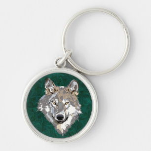 Porte-clés loup