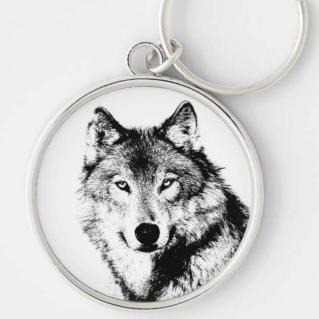 Porte-clés Loup (Devant)
