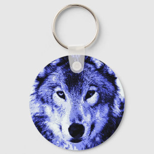 Porte-clés Loup de nuit