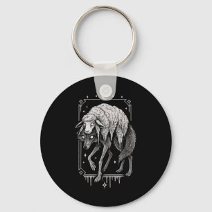 Porte-clés Loup Mouton Horreur Effrayant Folklore Épouvantabl
