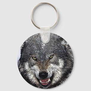 Porte-clés Loup sauvage