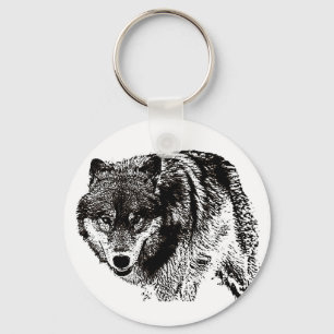 Porte-clés Loup sauvage