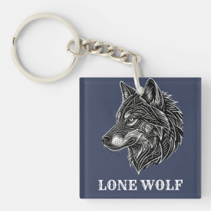 PORTE-CLÉS LOUP SOLITAIRE