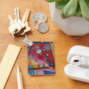 Porte-clés Lourde Rouge par Wassily Kandinsky