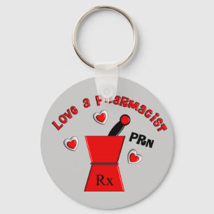 Porte-clés "Love A Pharmacist PRN" Cadeaux uniques