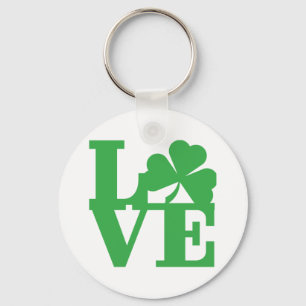 Porte-clés LOVE and Shamrocks