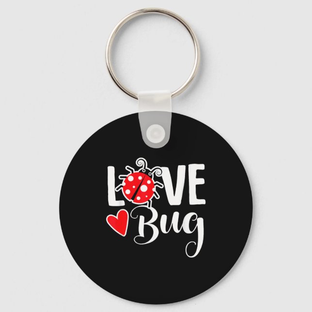 Porte-clés Love Bug Cute Valentine's Day Party Ladybug  (Recto)