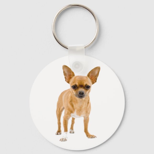 Porte-clés Love Chihuahua Chien Chien Chiot Porte - clé (Recto)