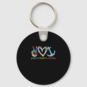 Porte-clés Love Cruising Ship Floating Ocean Tie Dye