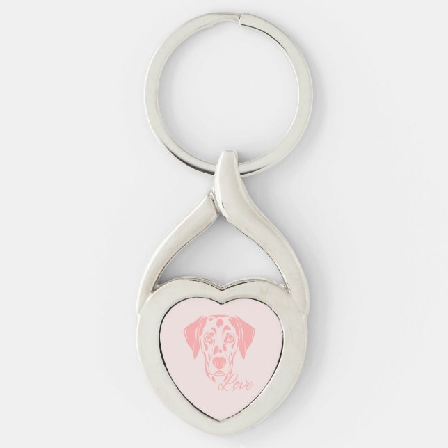Porte-clés Love Dalmata (Devant)