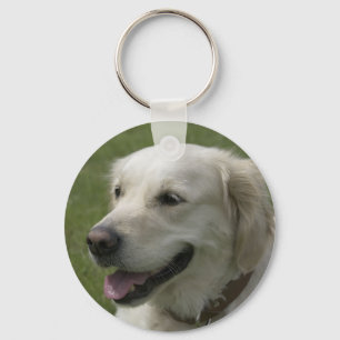 Porte-clés Love Golden Retriever Puppy Dog Keychain