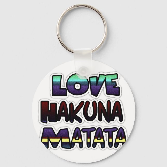 Porte-clés Love Hakuna Matata Cadfts (Recto)