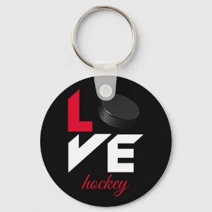 Porte-clés Love hockey