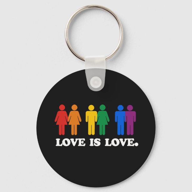 Porte-clés LOVE IS LOVE - - .png (Recto)