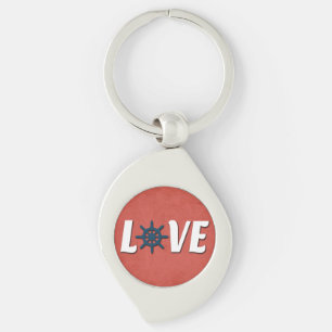 Porte-clés Love nautique design
