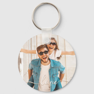 Porte-clés LOVE Photo personnalisée