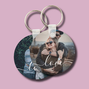Porte-clés Love Photo Simple