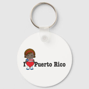 Porte-clés Love Porto Rico