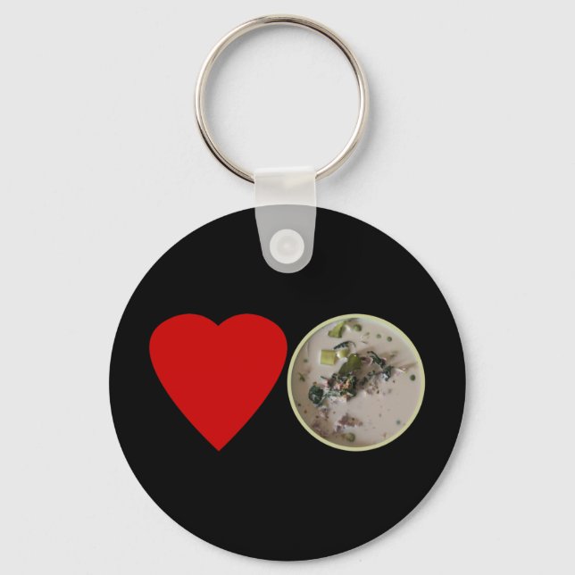 Porte-clés Love Thai Green Curry ... Thaïlande (Recto)