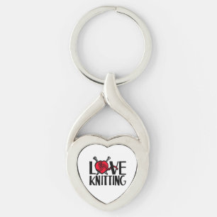 Porte-clés Love Tricot porte - clé