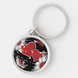 Porte-clés Love Valentine's Day Red Hearts Vector Valentine