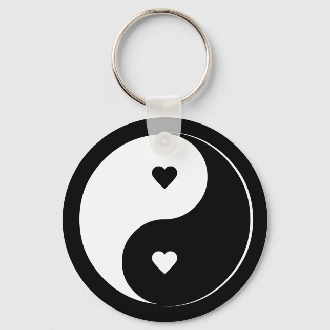 Porte-clés Love Yin Yang porte - clé (Recto)