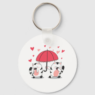 Porte-clés Love You Cats