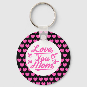 Porte-clés Love You Mom Fête des mères Design-11096