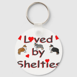 Porte-clés Loved by shelties