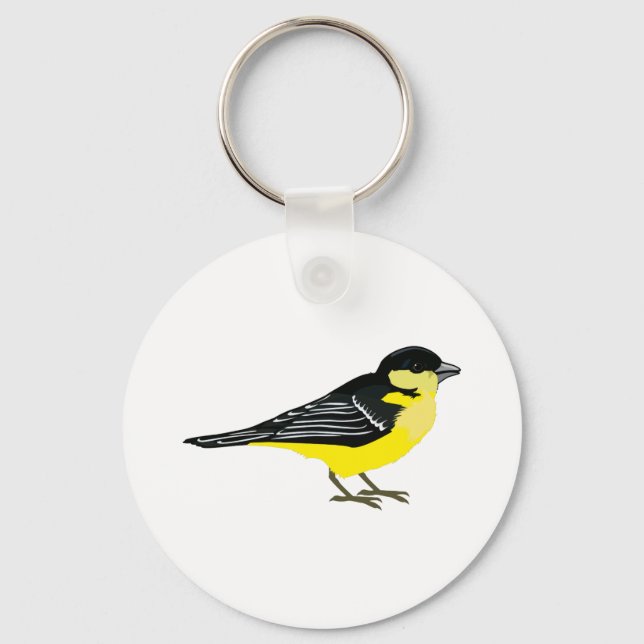 Porte-clés Lovely Lesser Goldfinch (Recto)