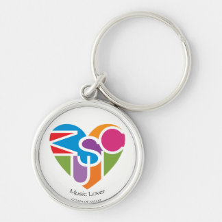 Porte-clés Lover's Heart® Music Porte - clé Premium de Lover