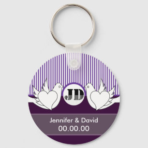 Porte-clés Loves Doves Porte - clés Mariages